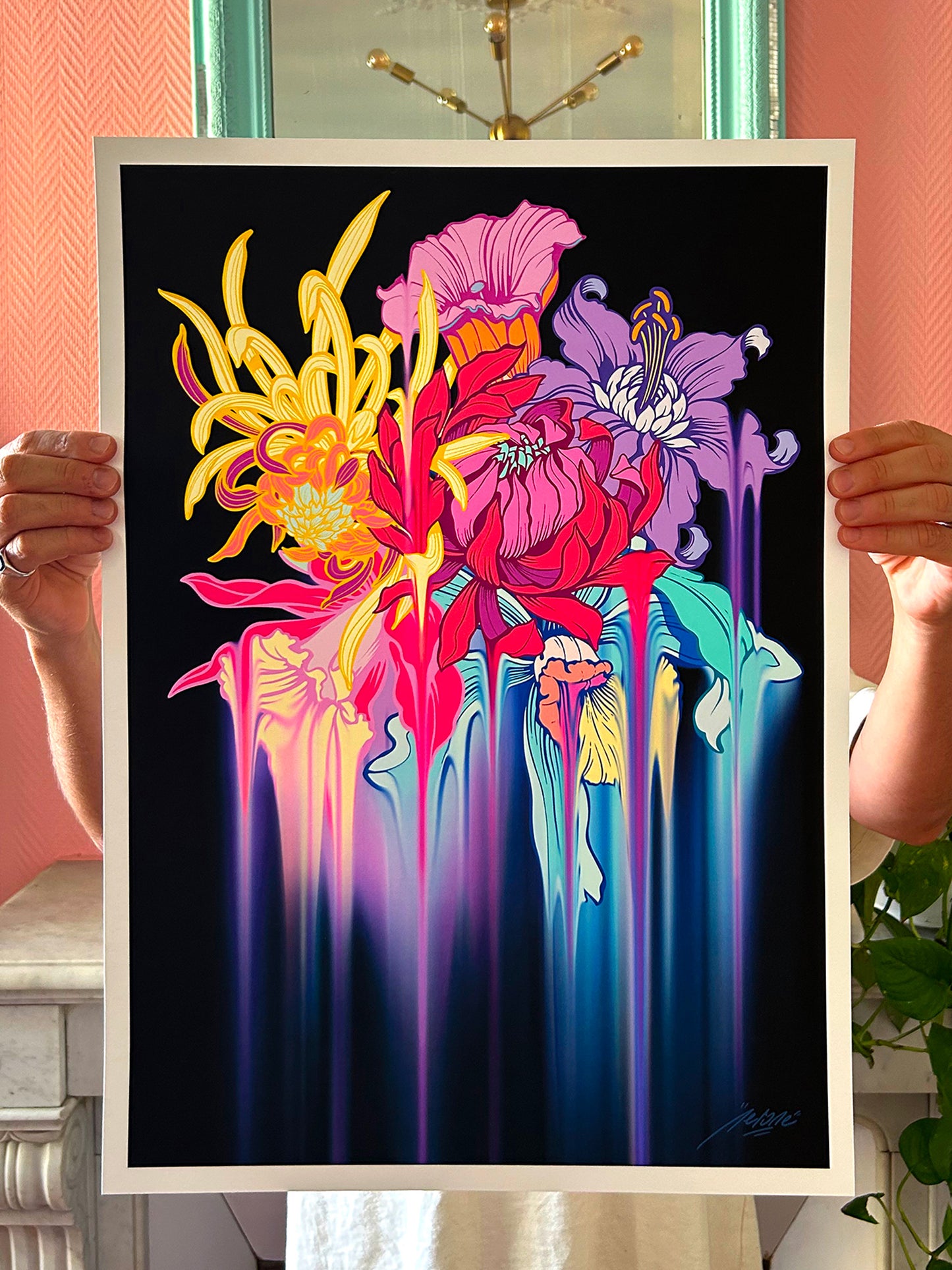 Dark Dripping Flowers