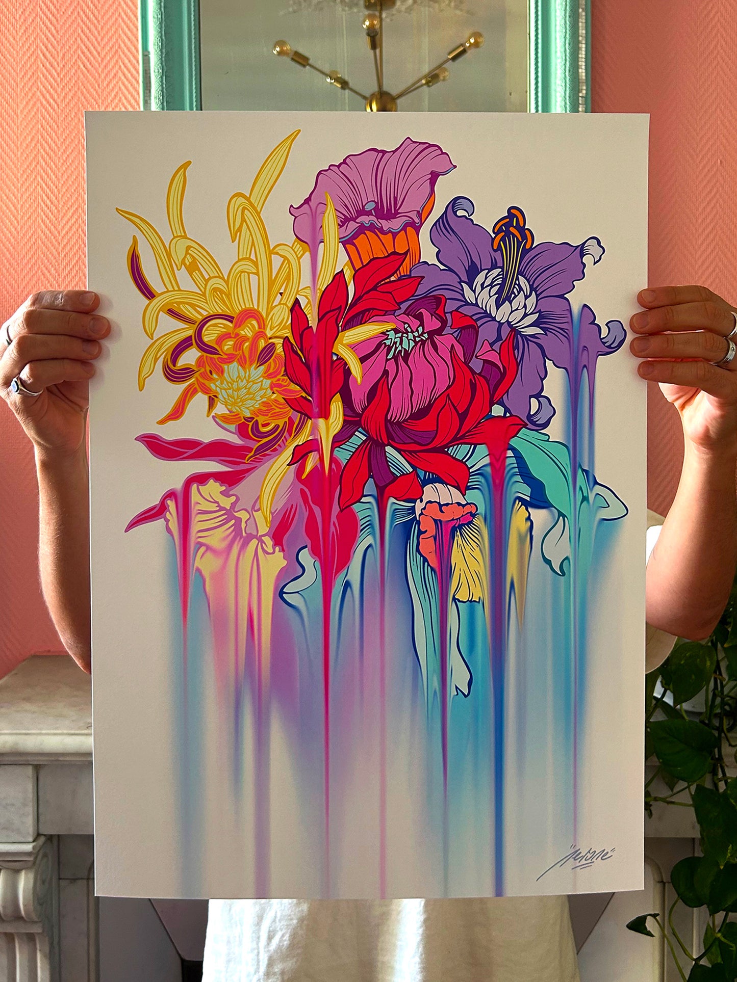 Dripping Flowers